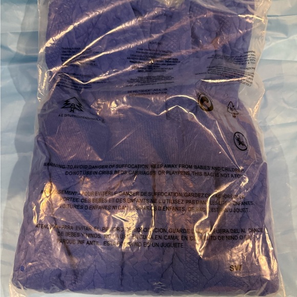 Women’s long sleeve pullover Hoodie Blue Brand New - Picture 5 of 7